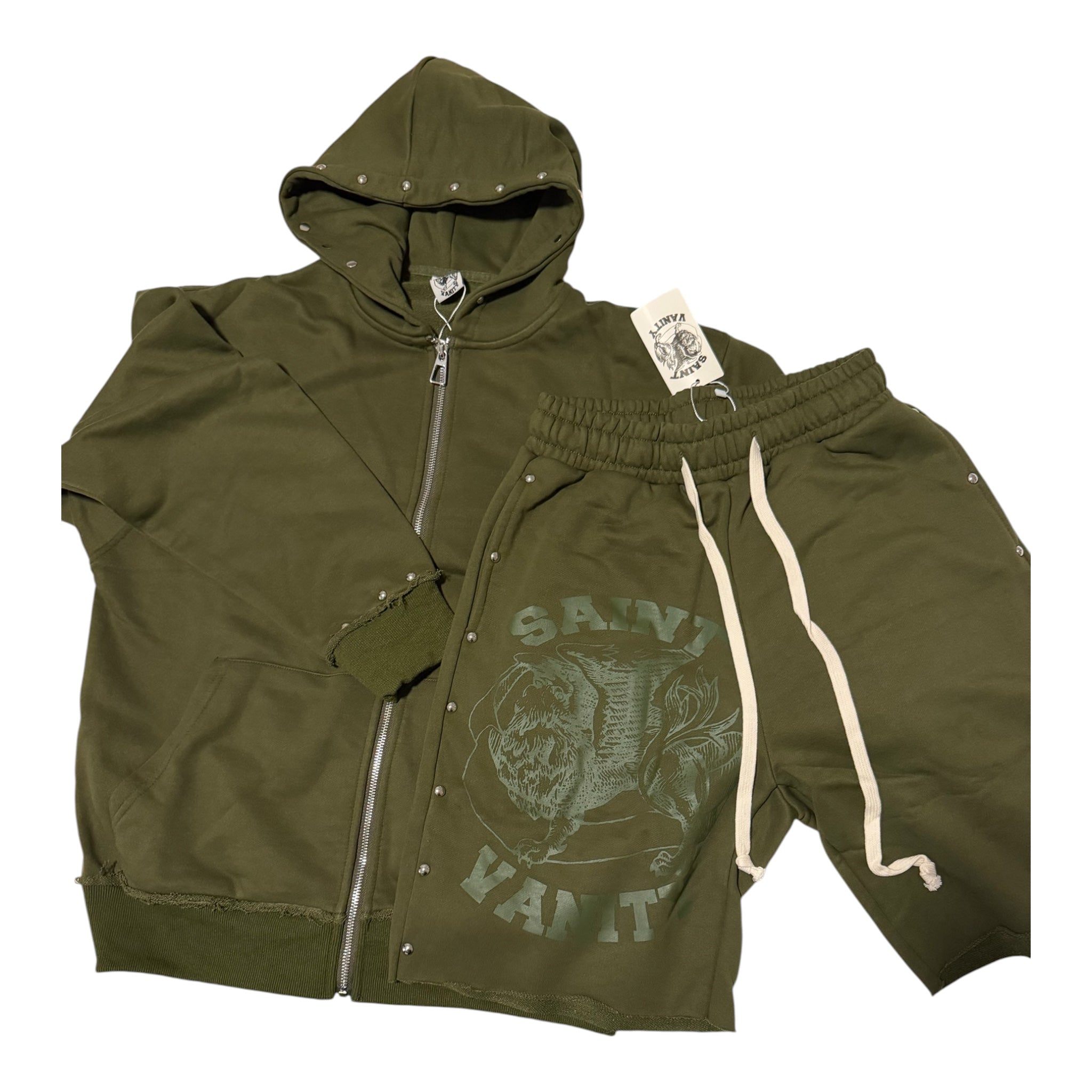 Zip-Up and Shorts Set