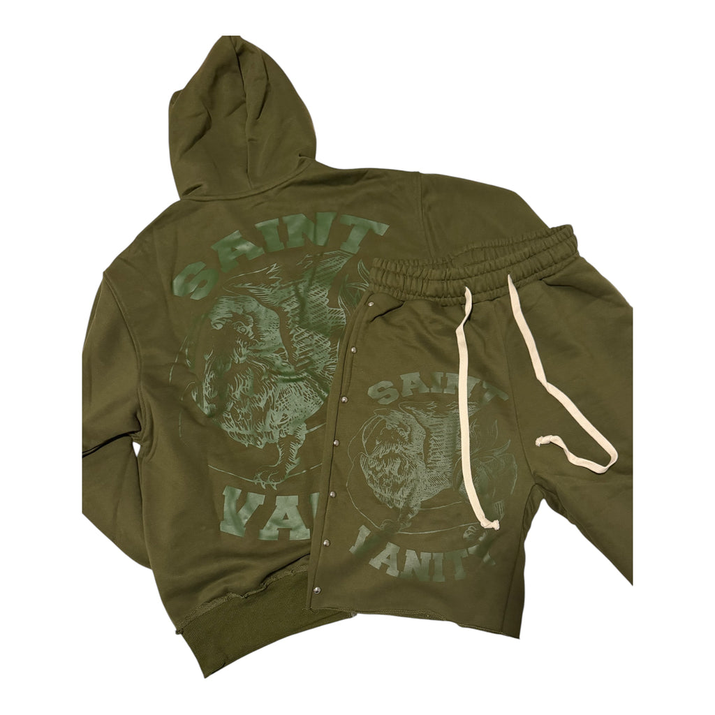 Zip-Up and Shorts Set