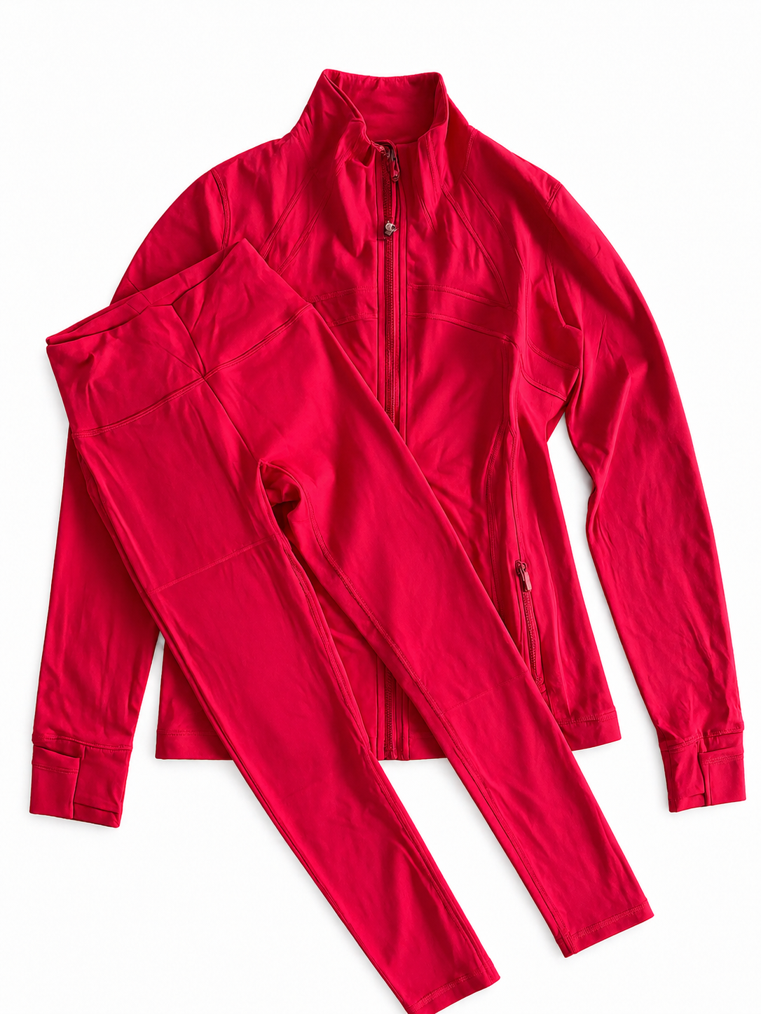Red Define Jacket & Leggings Set